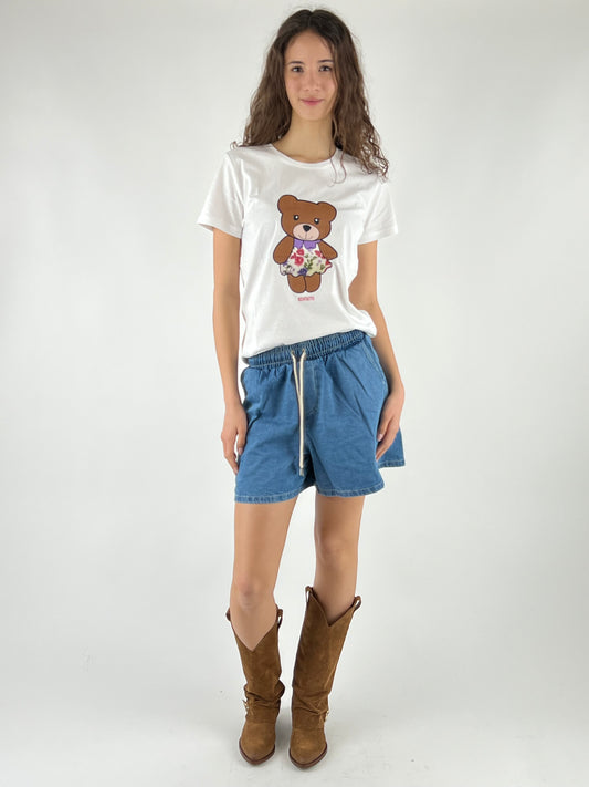 KONTATTO - SHORTS CHAMBRAY