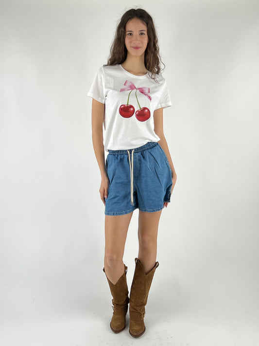 KONTATTO - T-SHIRT CILIEGIE