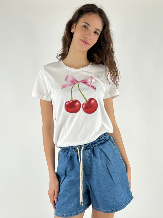 KONTATTO - T-SHIRT CILIEGIE