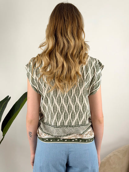 DEVA - CAMICIA SMANICATA VISCOSA