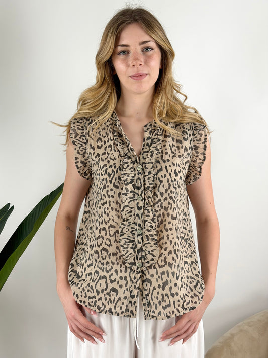 DEVA - CAMICIA SMANICATA ROUCHES