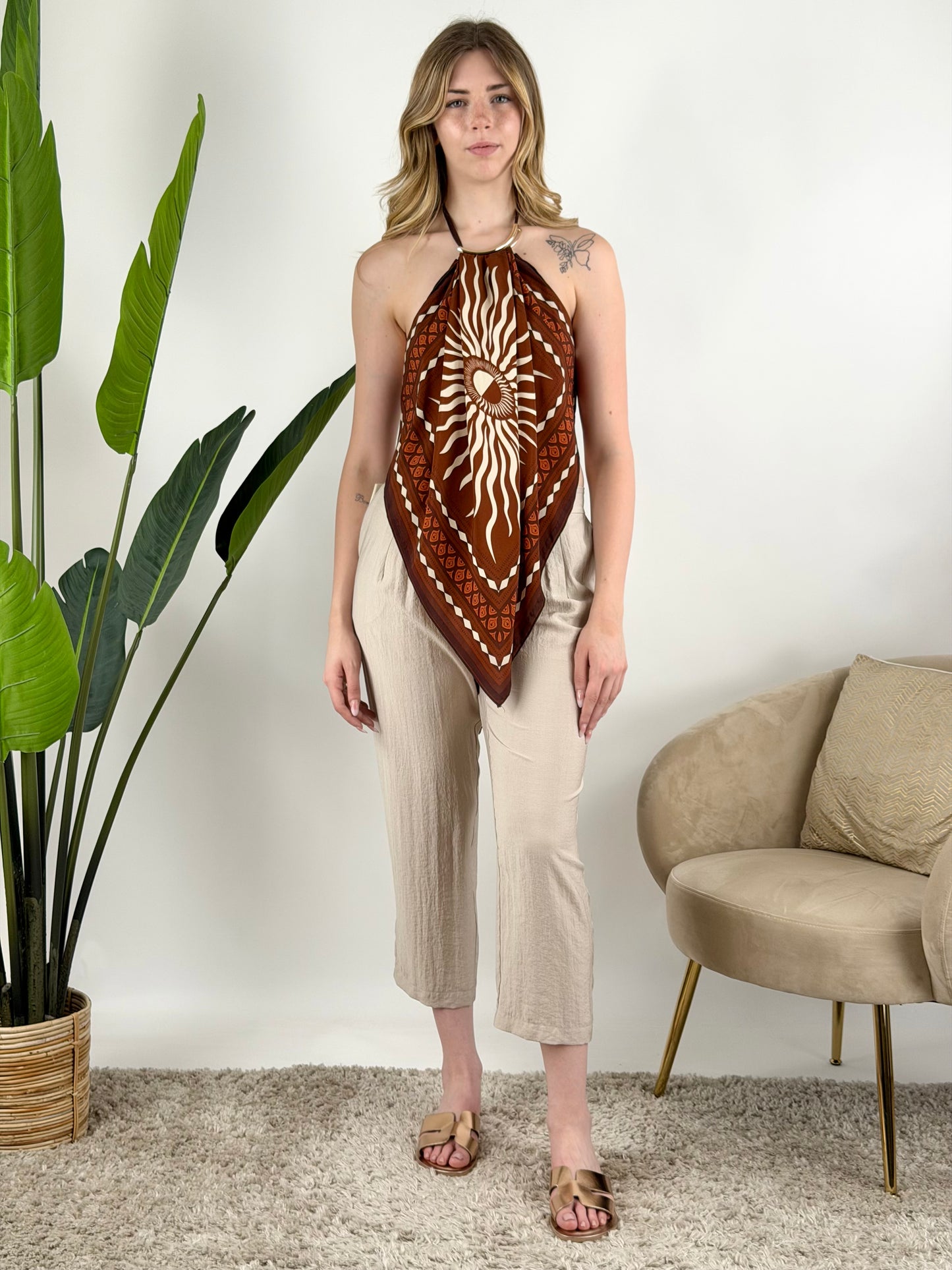 TENSIONE IN - TOP FOULARD