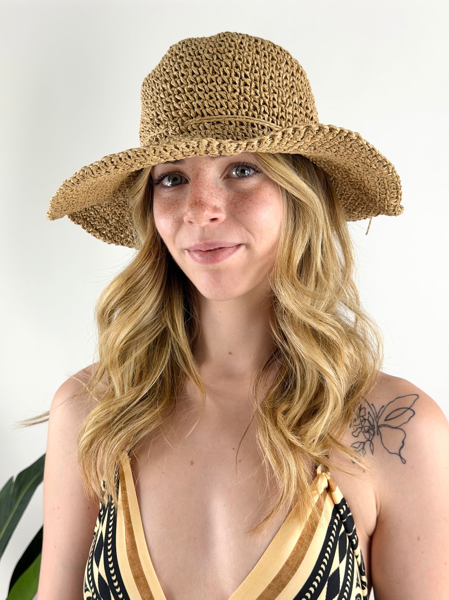 DEVA - CAPPELLO RAFIA CROCHET