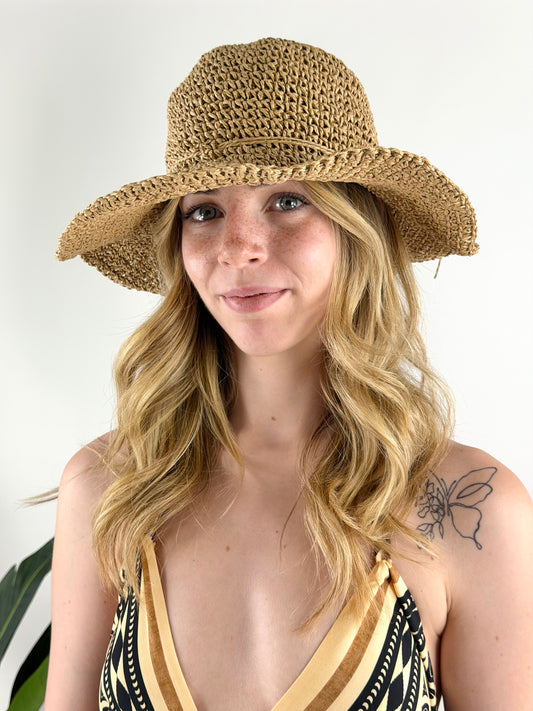 DEVA - CAPPELLO RAFIA CROCHET