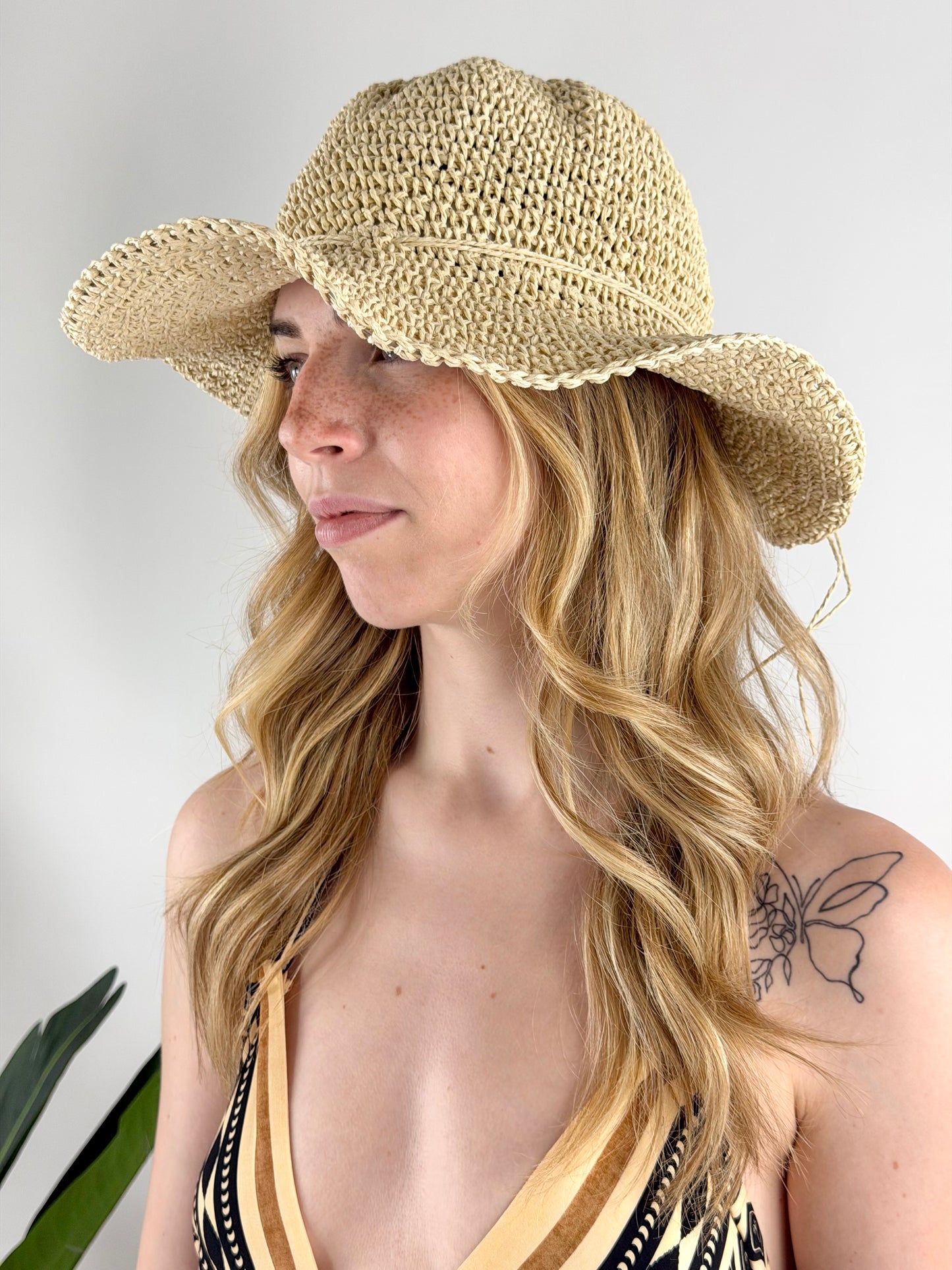 DEVA - CAPPELLO RAFIA CROCHET