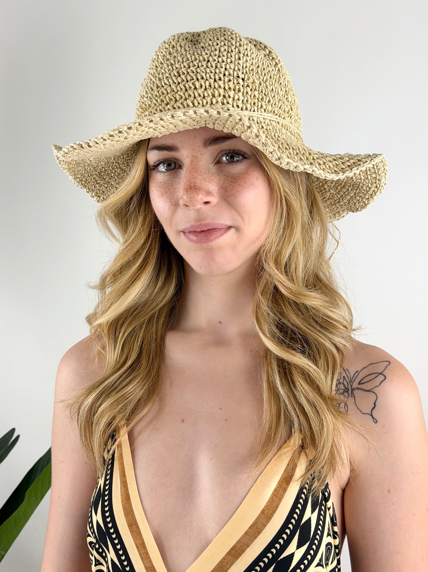 DEVA - CAPPELLO RAFIA CROCHET