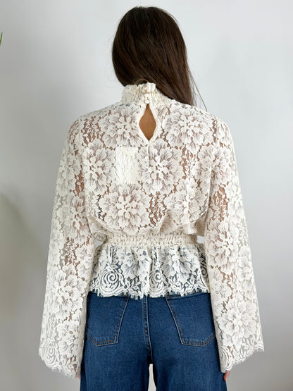 MOTEL - BLUSA PIZZO ARRICCIO