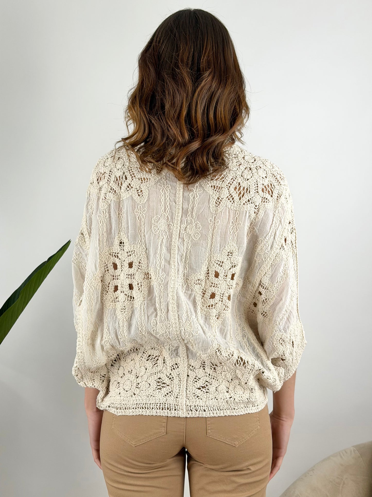 DEVA COUTURE PARIS - PONCHO CROCHET