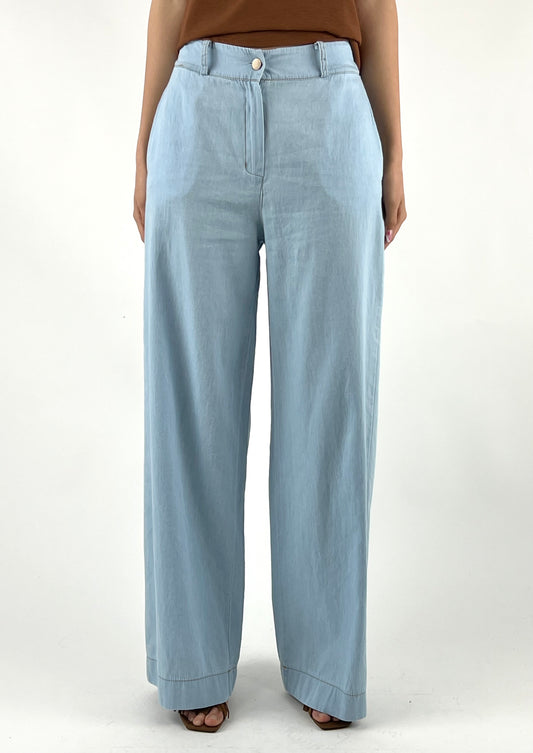 DEVA - PANTALONE CHAMBRAY