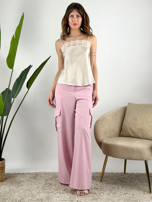 MOTEL - PANTALONE PALAZZO TASCONI