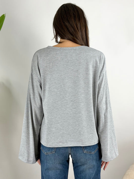 HAVEONE - MAGLIA MANICA TRAPEZIO