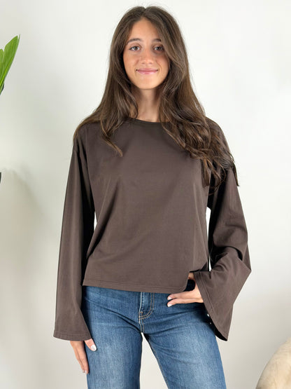 HAVEONE - MAGLIA MANICA TRAPEZIO