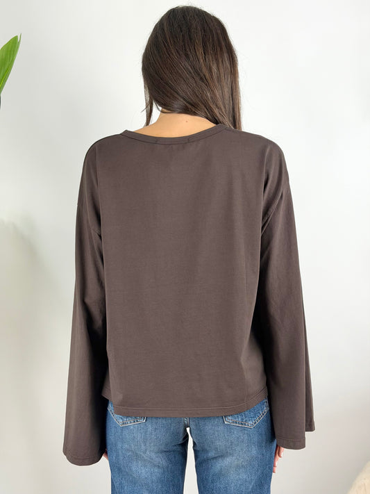 HAVEONE - MAGLIA MANICA TRAPEZIO