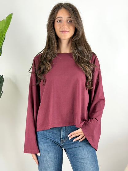 HAVEONE - MAGLIA MANICA TRAPEZIO