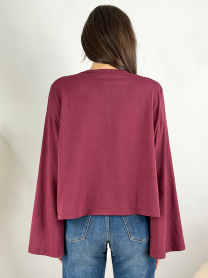 HAVEONE - MAGLIA MANICA TRAPEZIO