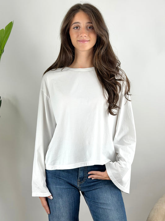 HAVEONE - MAGLIA MANICA TRAPEZIO