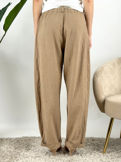 SUSY MIX - PANTALONE LINO STELLINA