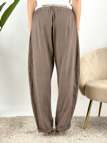 SUSY MIX - PANTALONE LINO STELLINA