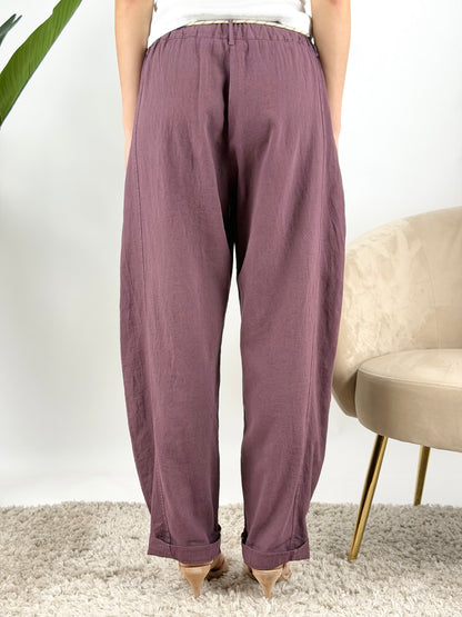 SUSY MIX - PANTALONE LINO STELLINA