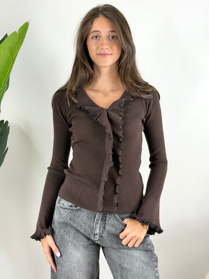 HAVEONE - MAGLIA SCOLLO V ROUCHES