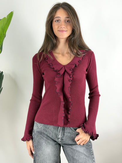 HAVEONE - MAGLIA SCOLLO V ROUCHES