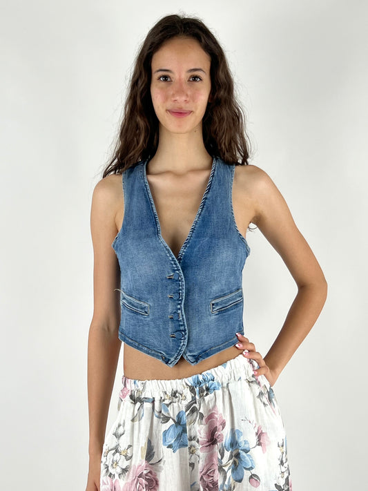 DEVA - GILET DENIM