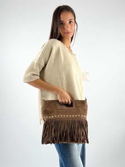 DEVA - BORSA BORCHIE E FRANGE
