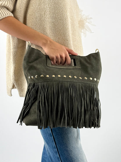 DEVA - BORSA BORCHIE E FRANGE