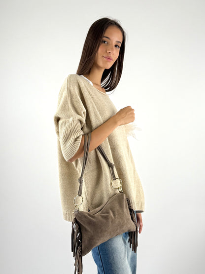 DEVA - BORSA ANELLI FRANGE MINI