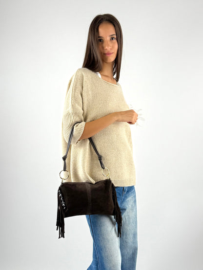 DEVA - BORSA ANELLI FRANGE MINI