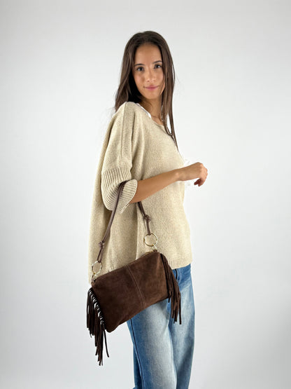 DEVA - BORSA ANELLI FRANGE MINI