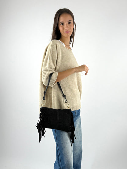 DEVA - BORSA ANELLI FRANGE MINI