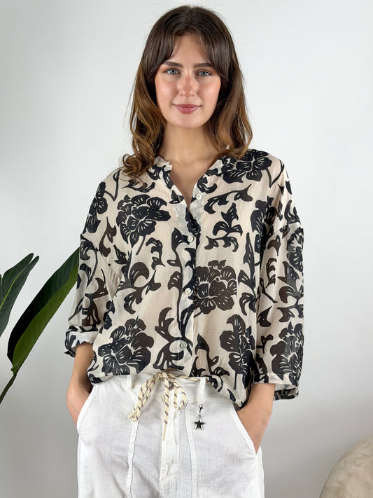 DEVA - CAMICIA MUSSOLA CON STAMPA