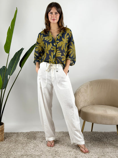 DEVA - CAMICIA MUSSOLA CON STAMPA