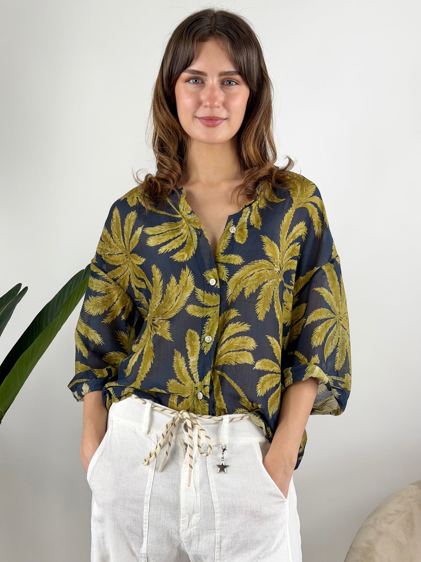 DEVA - CAMICIA MUSSOLA CON STAMPA