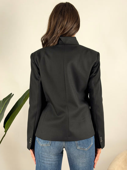 HAVEONE - GIACCA COREANA ASIMMETRICA SUEDE