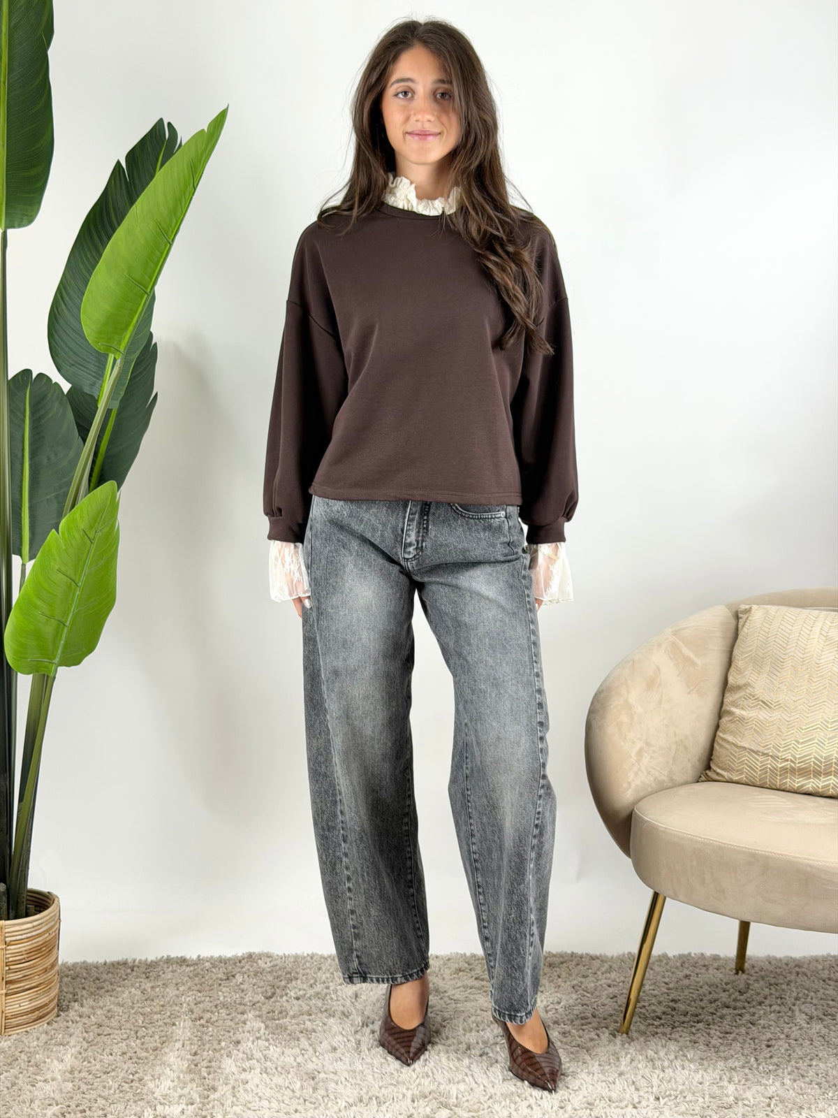 HAVEONE - FELPA PIZZO