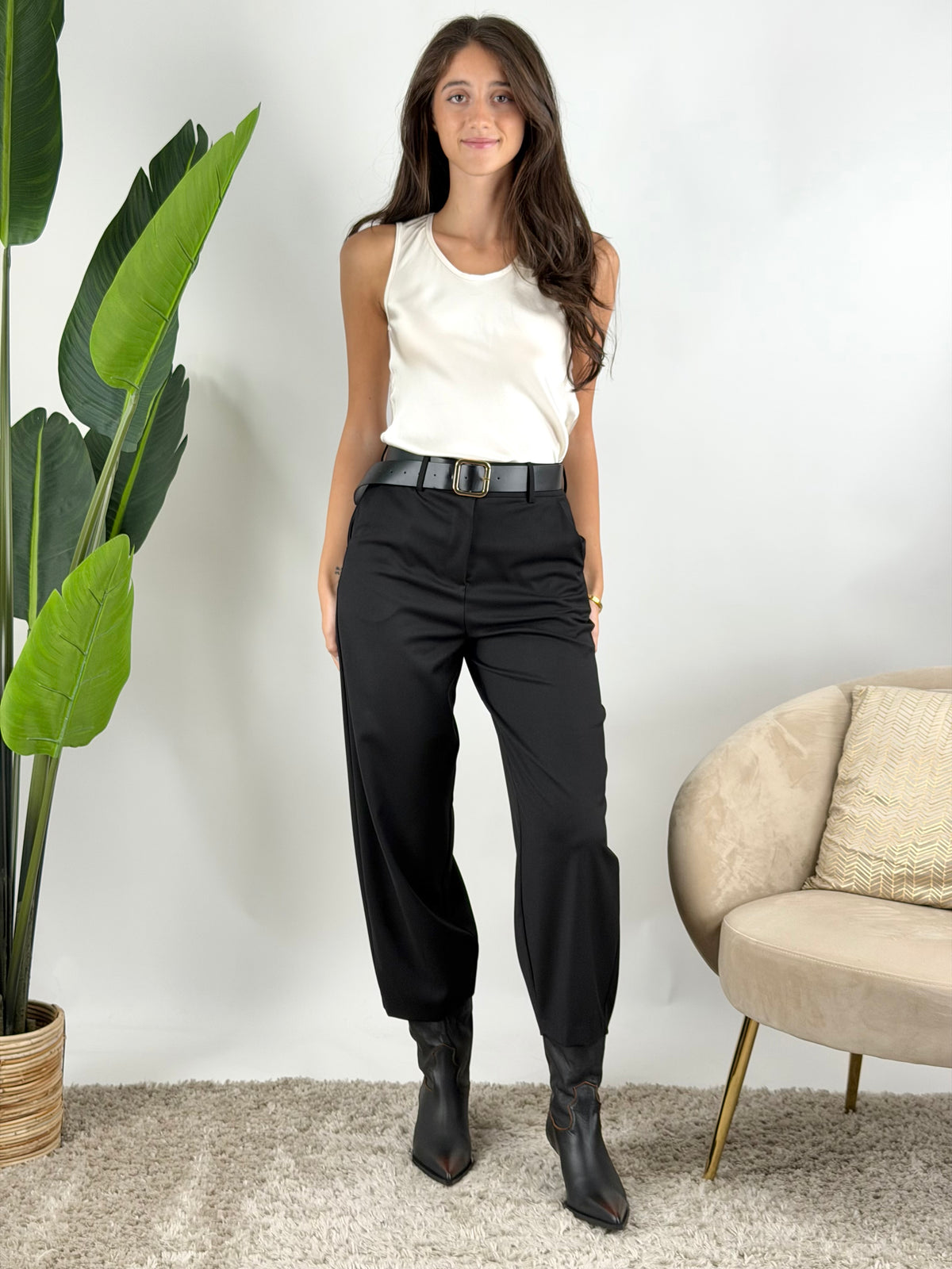 HAVEONE - PANTALONE PIA BALOON