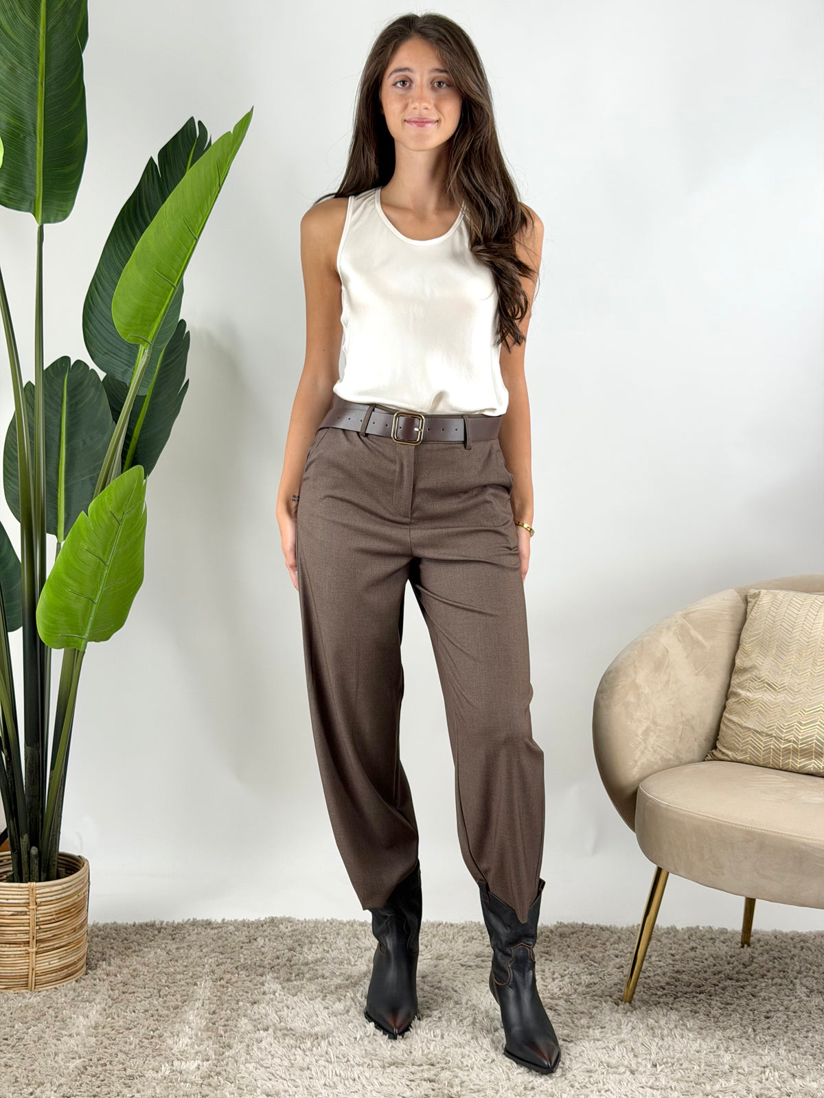 HAVEONE - PANTALONE PIA BALOON