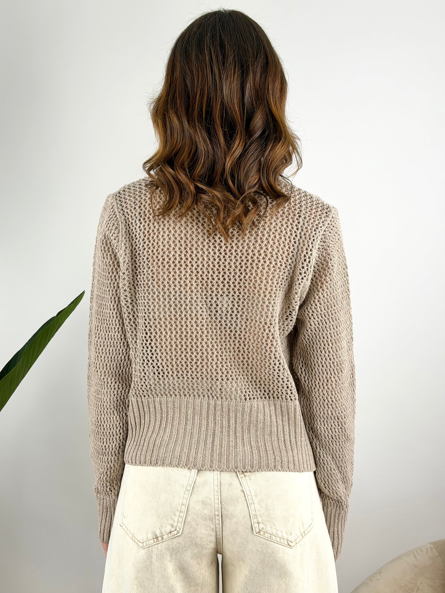SUSY MIX - CARDIGAN TRAFORATO BOTTONE