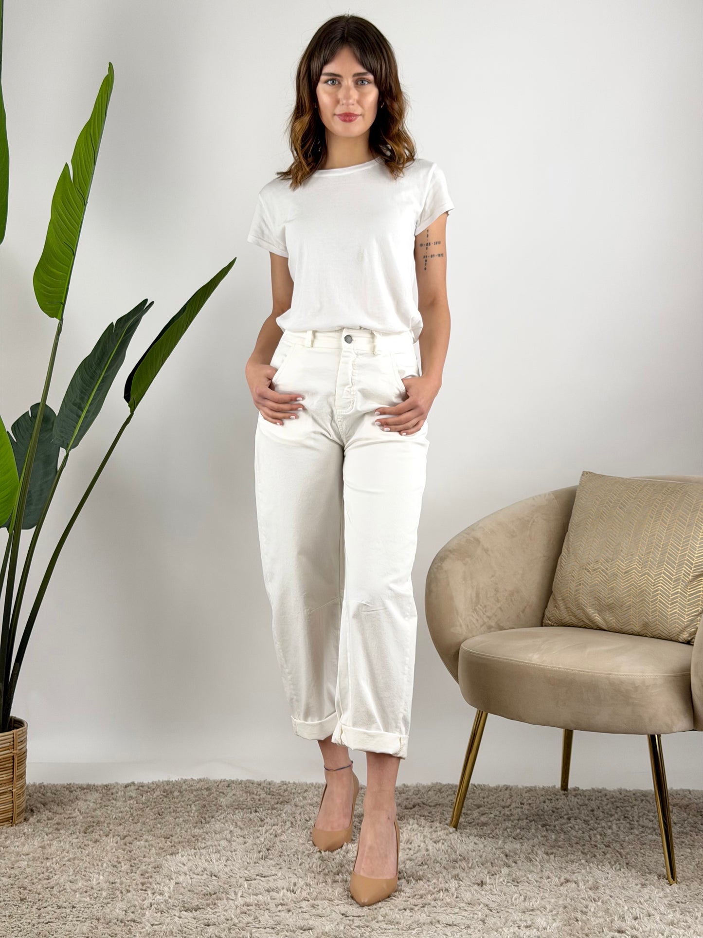MOTEL - PANTALONE BARREL COTONE