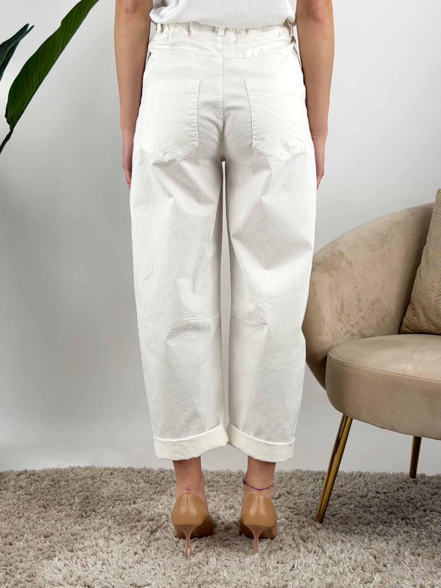 MOTEL - PANTALONE BARREL COTONE