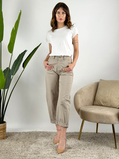 MOTEL - PANTALONE BARREL COTONE