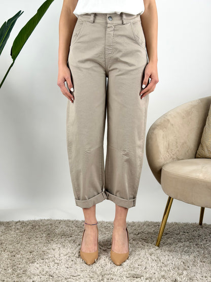 MOTEL - PANTALONE BARREL COTONE