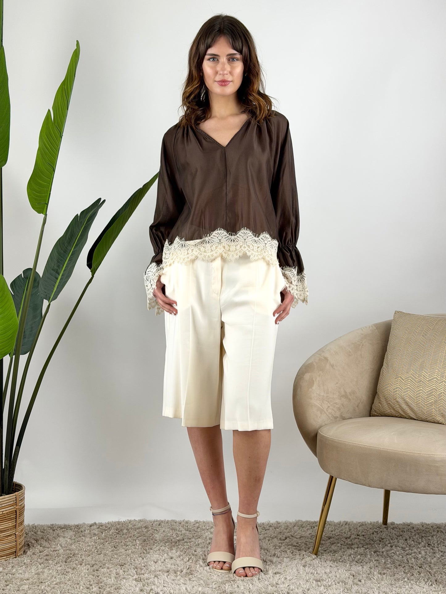 SUSY MIX - BLUSA CON PIZZO
