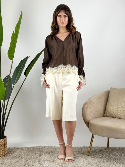 SUSY MIX - BLUSA CON PIZZO