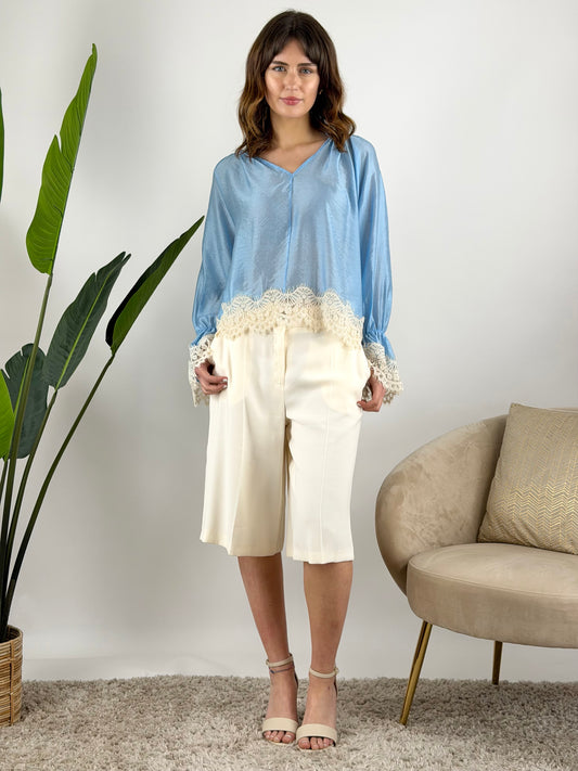 SUSY MIX - BLUSA CON PIZZO