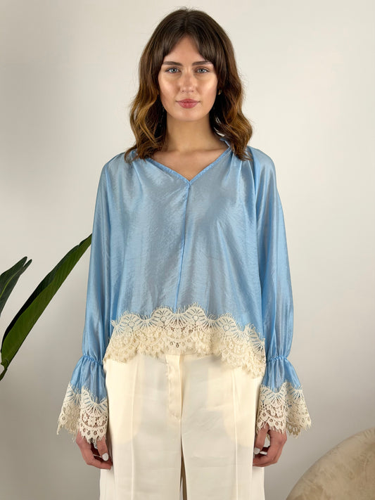 SUSY MIX - BLUSA CON PIZZO