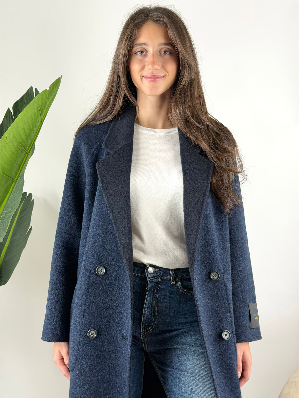 WU'SIDE - CAPPOTTO DOPPIOPETTO LUNGO REVERSIBILE