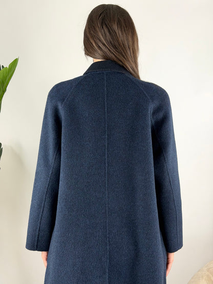 WU'SIDE - CAPPOTTO DOPPIOPETTO LUNGO REVERSIBILE